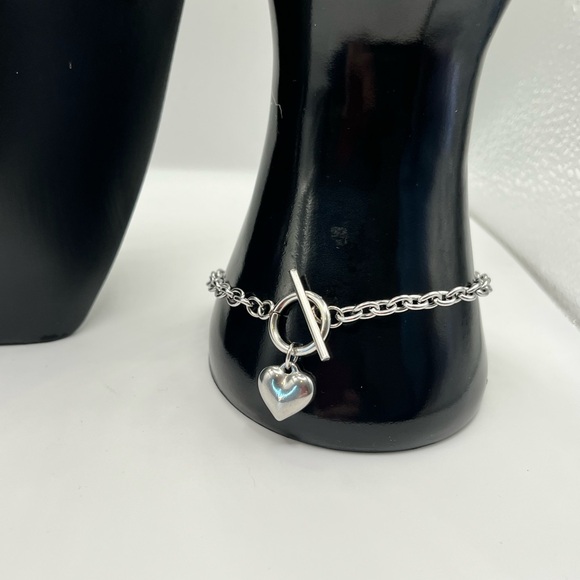 🌙 C577 - 2 piece stainless steel necklace & bracelet set - Picture 3 of 3